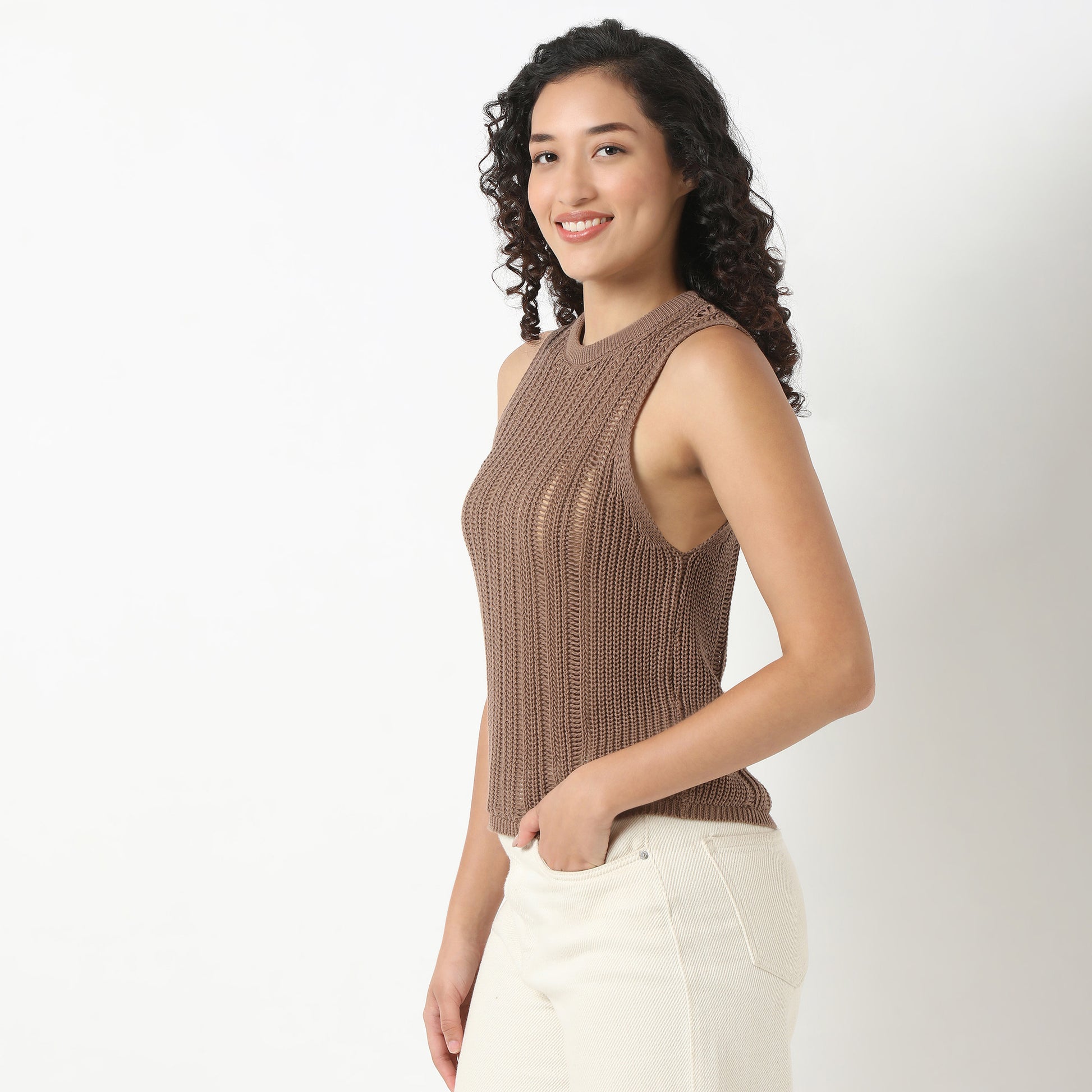 Relaxed Fit Betty Sleeveless T-Shirt