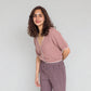 V-Neck Cropped Knitted Shrug