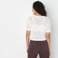 Betty Cropped Fashion Round Neck Tee