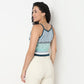 Buy Women Slim Fit Chevron Sleeveless T-Shirt  - Style Union