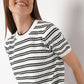 Regular Fit Striped Round Neck T-Shirt