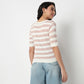 Cropped Striped T-Shirt