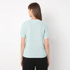 Regular Fit Striped Round Neck T-Shirt