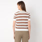 Regular Fit Striped Round Neck T-Shirt