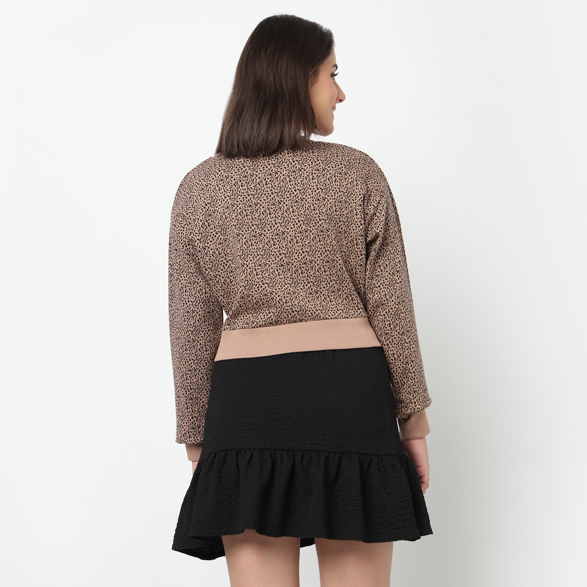 Oversize Cotton Cropped T-Shirt