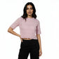 Solid Fashion Crop T-Shirt