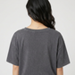 Cotton Graphic Longline Oversize T-Shirt