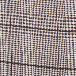 Checkered Lapel Collar Jacket