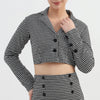 Checkered  Boxy Fit Jacket