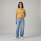 Cotton Striped Cropped T-Shirt