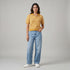 Cotton Striped Cropped T-Shirt