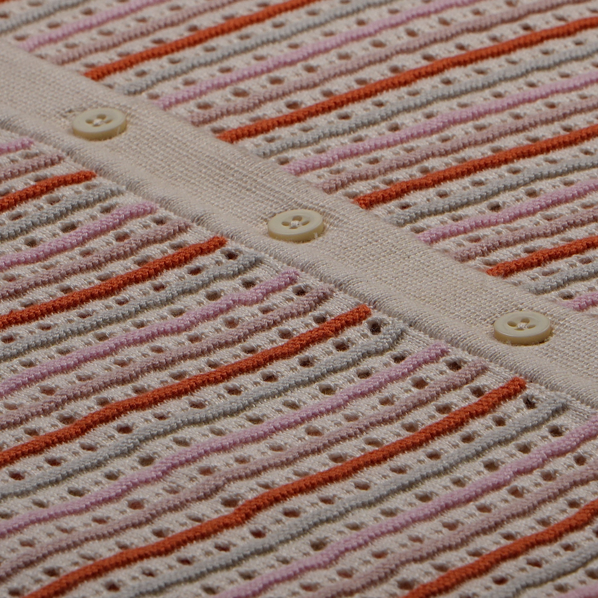 Cotton Knitted Striped T-Shirt