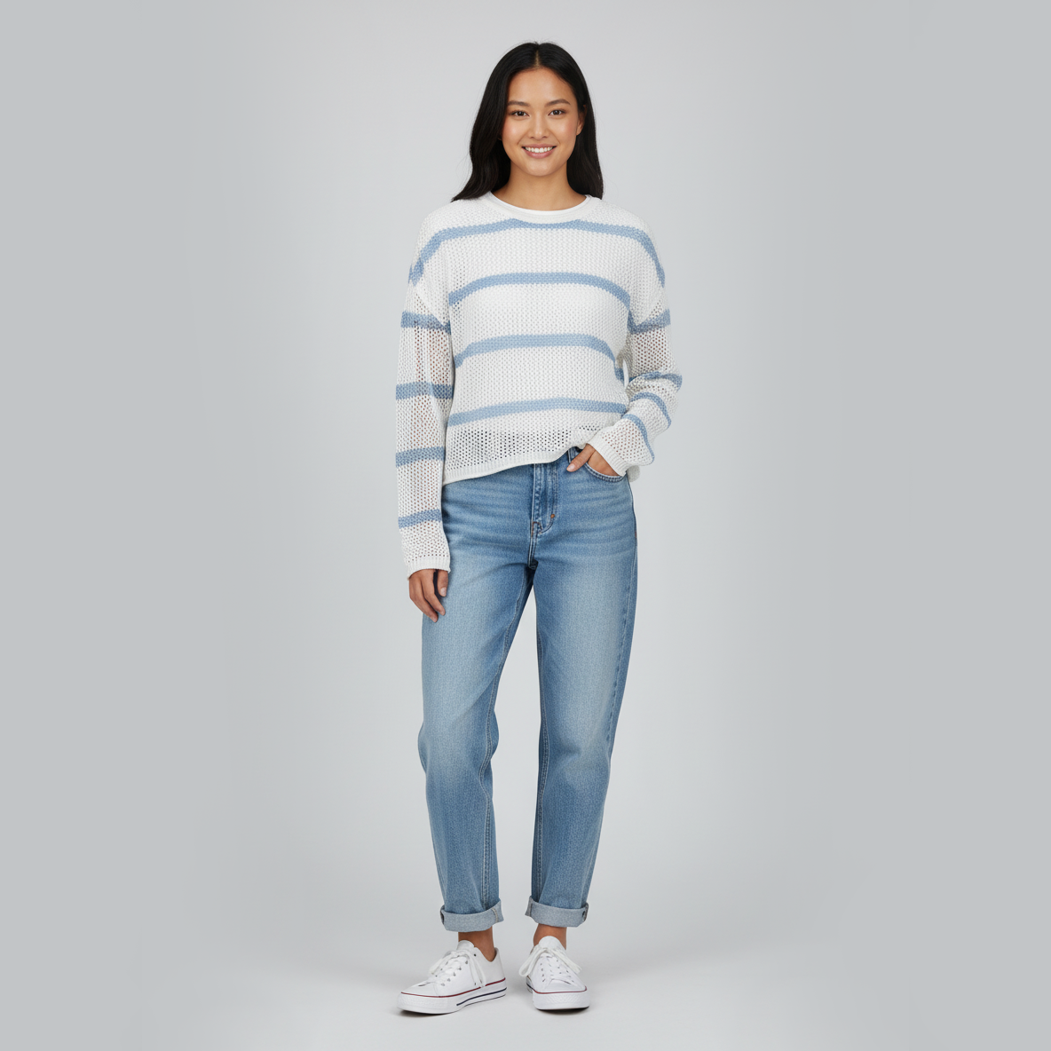 Striped Boxy Fit T-Shirt