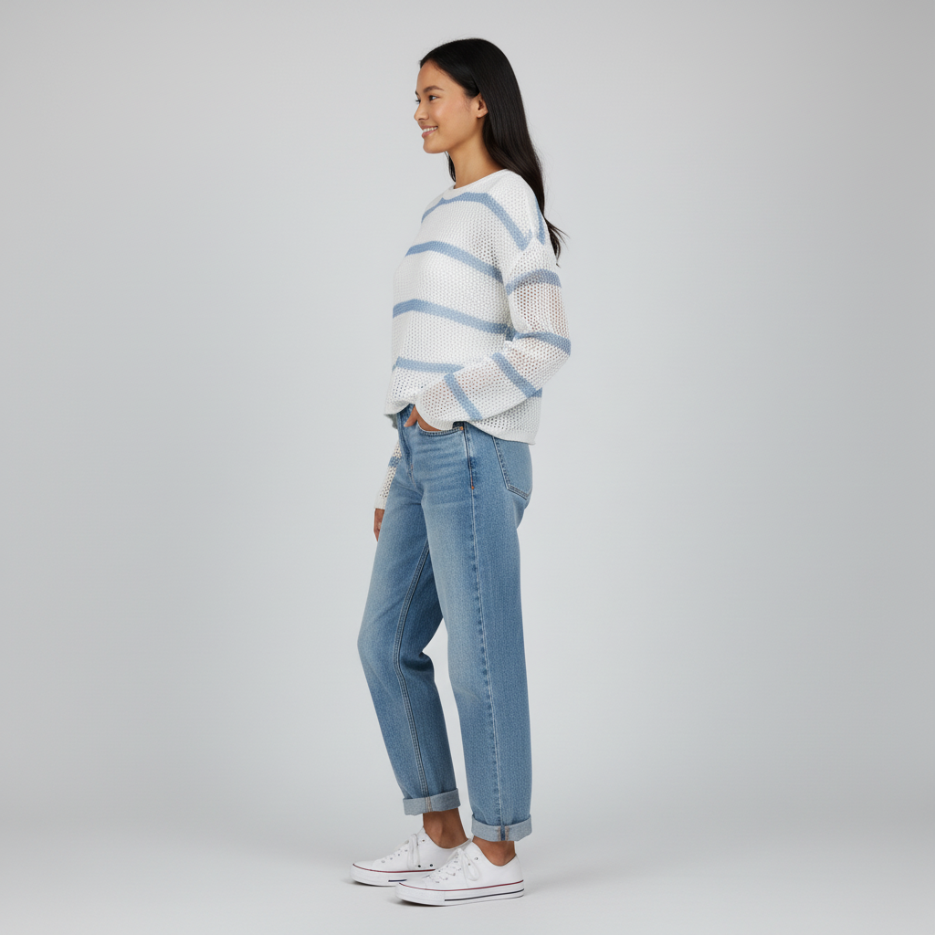 Striped Boxy Fit T-Shirt