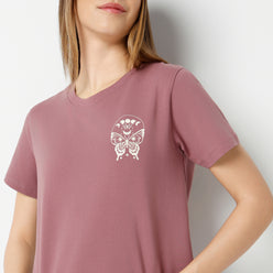 Slim Fit Cotton Garphic T-Shirt
