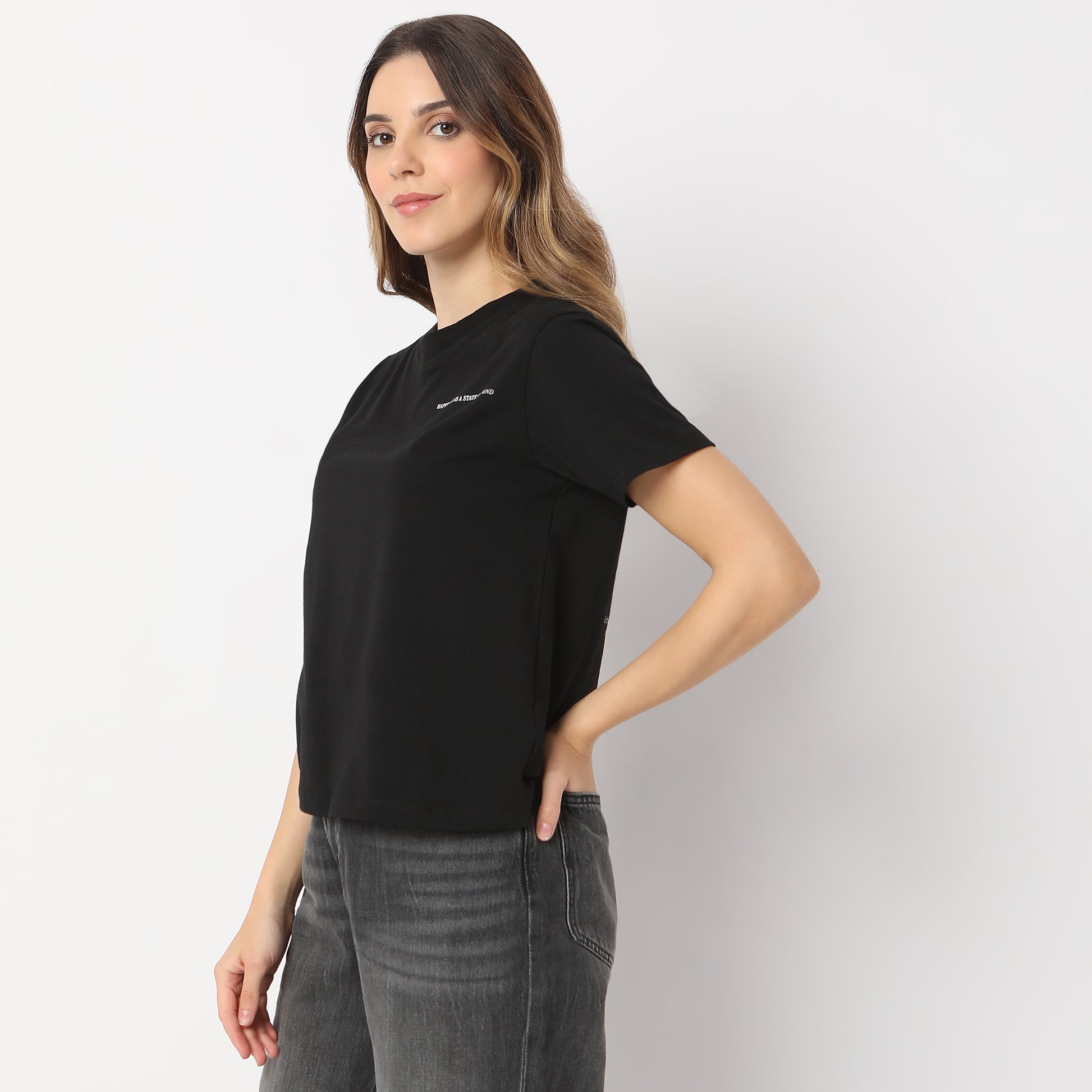 Slim Fit Graphic Short Sleeve Slim Fit T-Shirt