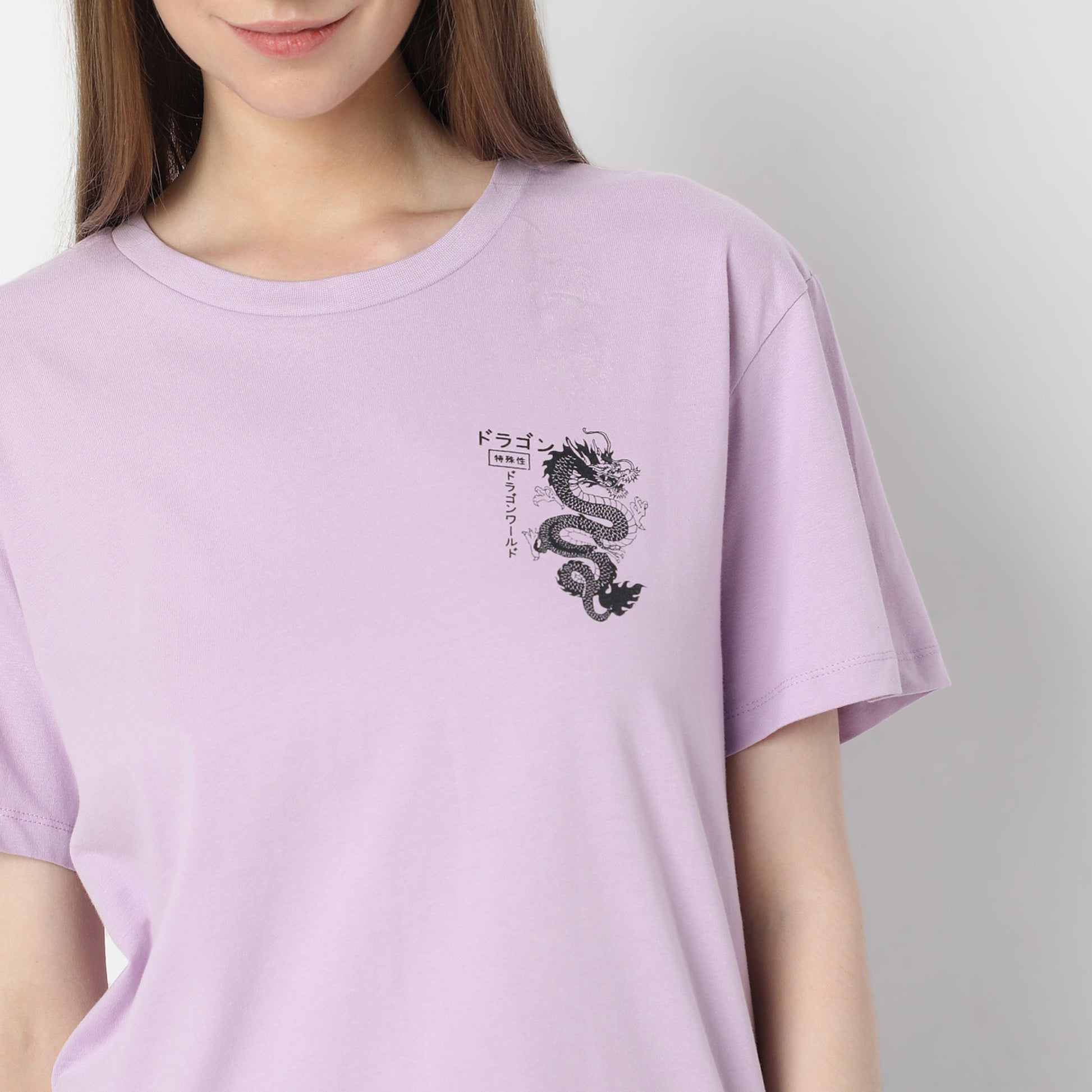 Oversized Front & Back Print T-Shirt