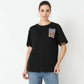 Oversize Graphic Round Neck T-Shirt