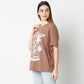 Oversize Graphic Regular Length T-Shirt
