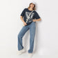 Oversize Printed Short Sleeve T-Shirt