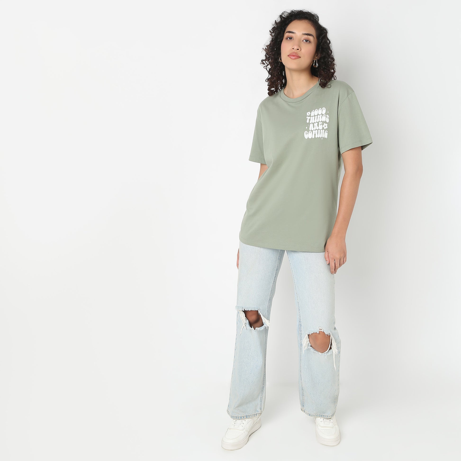 Betty Front Print Graphic Tee