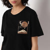 Oversized Short Sleeve T-Shirt With Front and Back Graphic Print