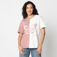 Betty Oversized T-Shirt with Front Graphic Print