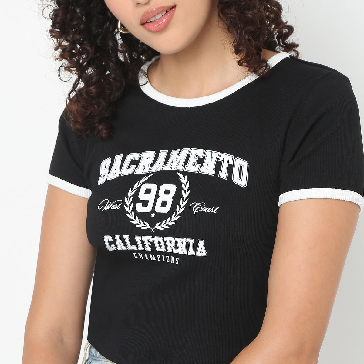 Betty Front Print Graphic Tee