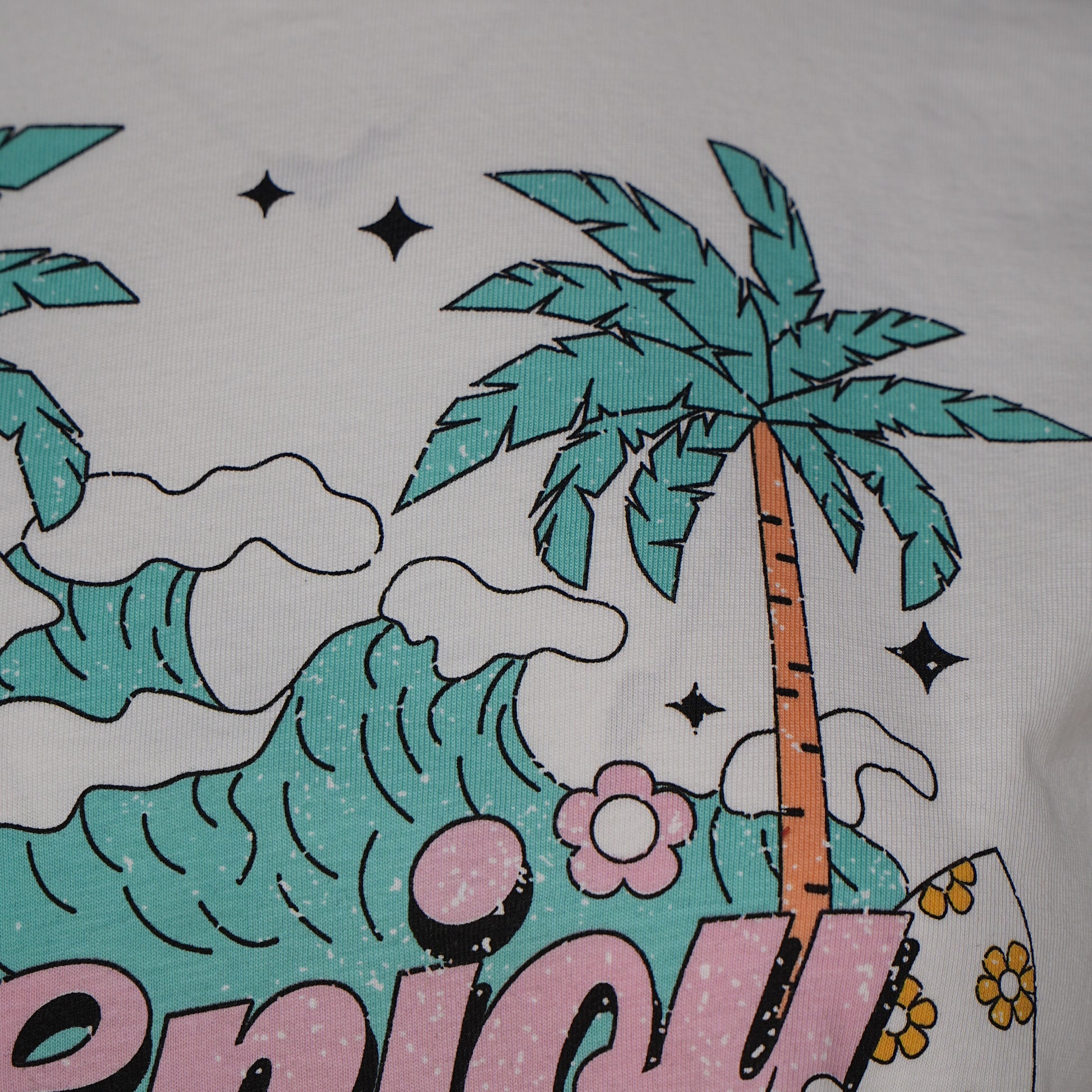 Cotton Graphic Crop T-Shirt