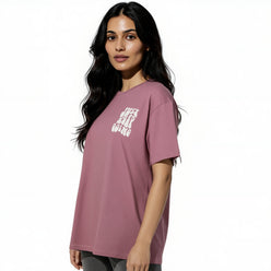 Cotton Graphic Longline Oversize T-Shirt