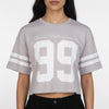 Cotton Graphic Crop Boxy T-Shirt