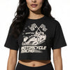 Cotton Graphic Crop T-Shirt