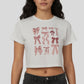 Cotton Graphic Crop T-Shirt