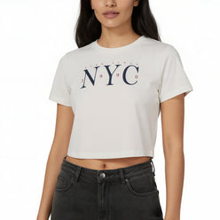 Cotton Graphic Crop T-Shirt