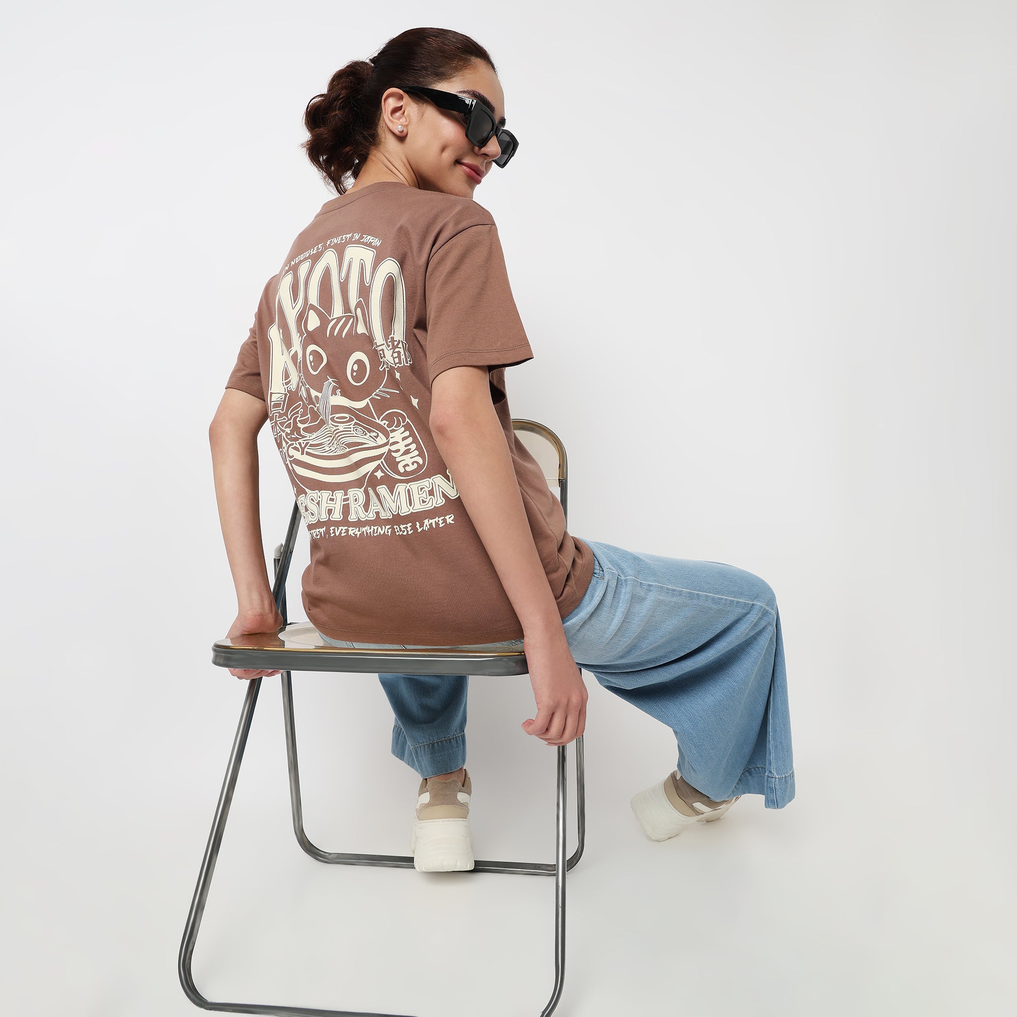 Oversized Cotton Graphic T-Shirt