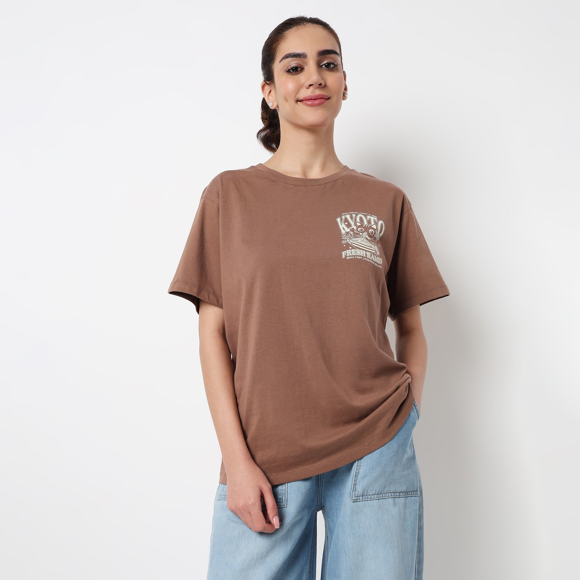 Oversized Cotton Graphic T-Shirt
