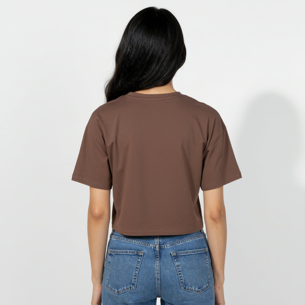 Cotton Graphic Crop Boxy T-Shirt