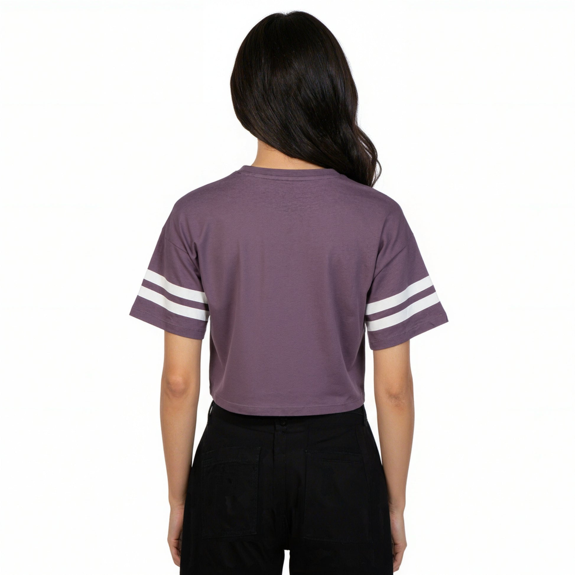 Cotton Graphic Crop Boxy T-Shirt