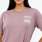 Cotton Knitted Graphic Oversize T-Shirt