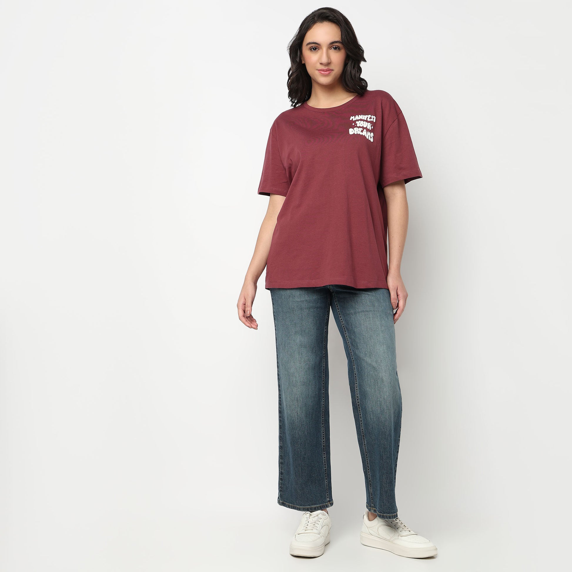 Cotton Graphic Oversize T-Shirt
