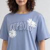 Cotton Graphic Crew Neck Oversize T-Shirt
