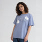 Cotton Graphic Crew Neck Oversize T-Shirt