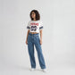 Cotton Graphic Boxy Fit Crop T-Shirt