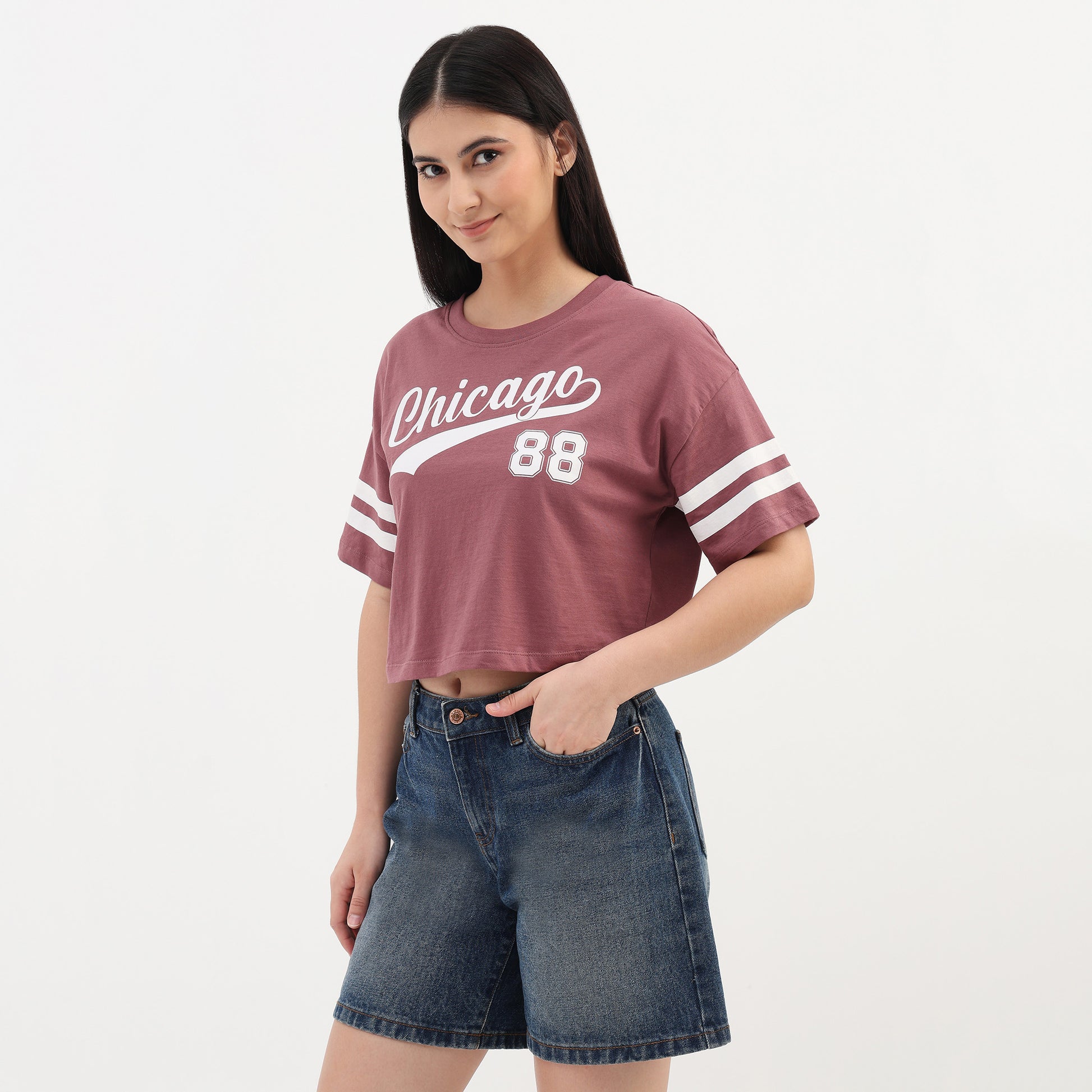 Cotton Graphic Boxy T-Shirt
