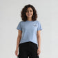 Knitted Graphic Slim Fit Crop T-Shirt
