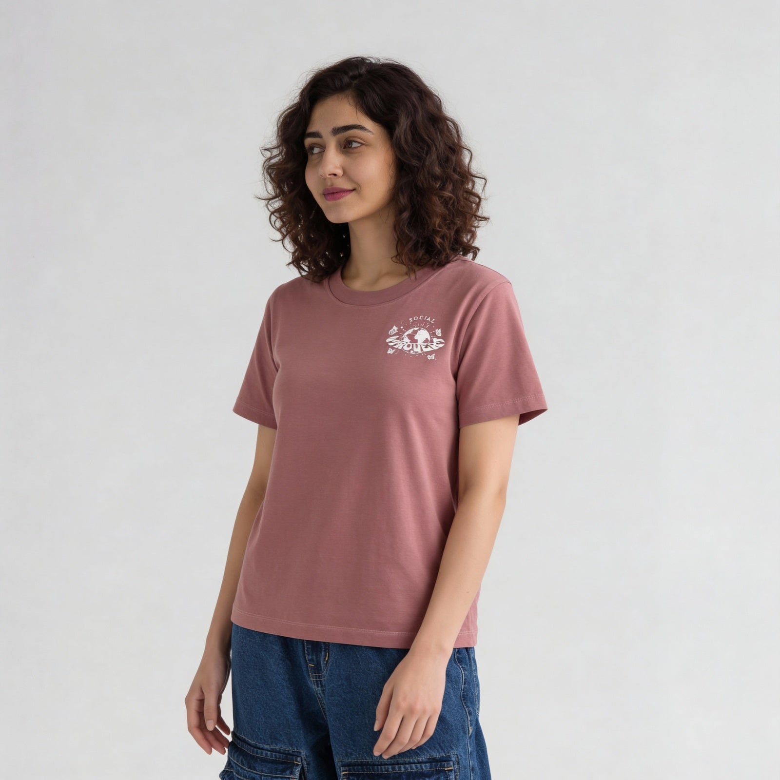 Cotton Elastane Graphic Short Sleeve T-Shirt