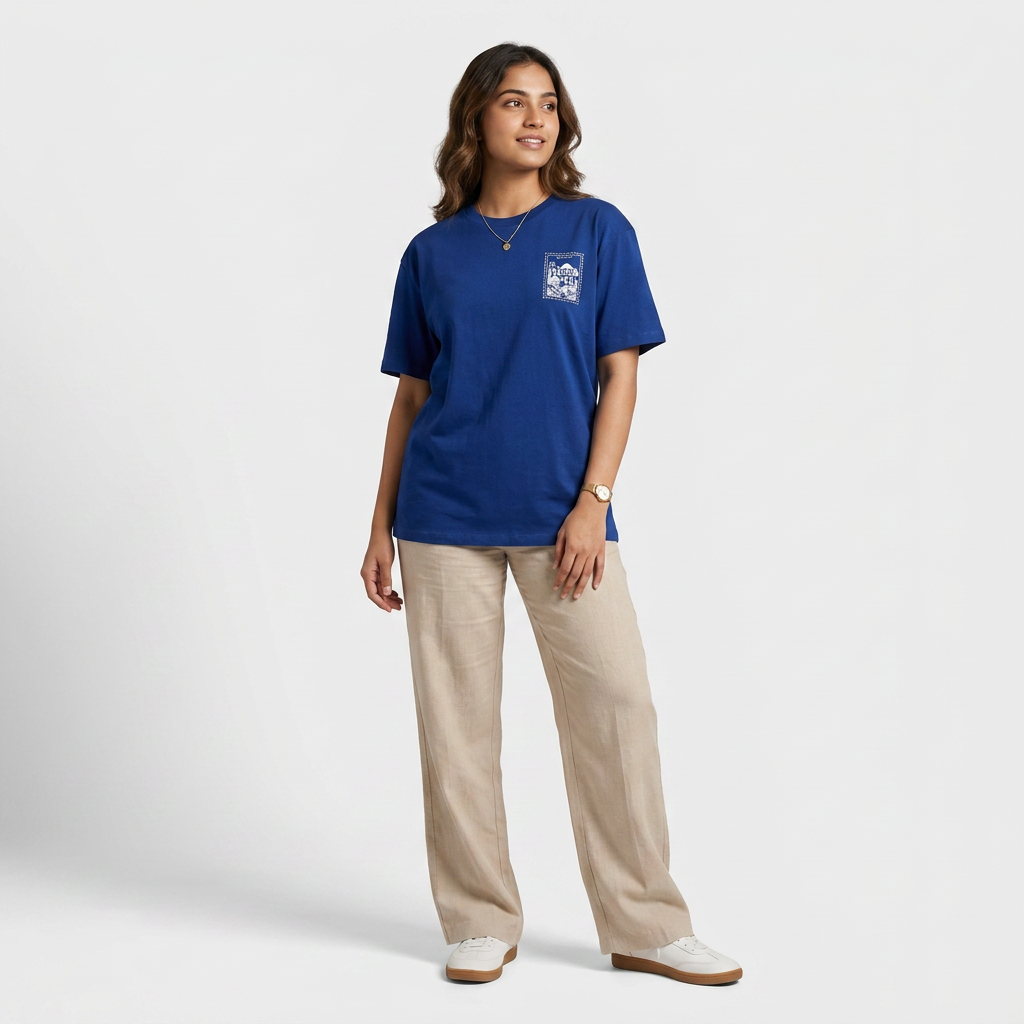 Cotton Graphic Oversized T-Shirt