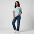 Cotton Printed Longline Oversize T-Shirt