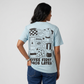 Cotton Printed Longline Oversize T-Shirt