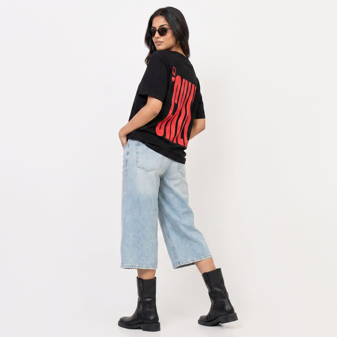 Cotton Graphic Oversized T-Shirt